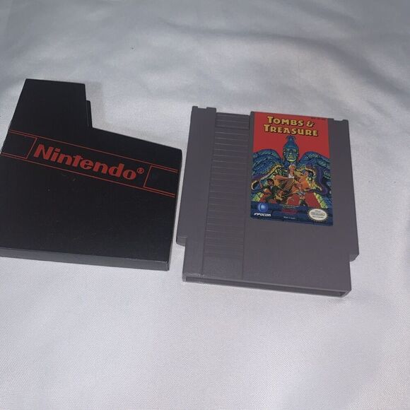 Vintage Video Game Tombs & Treasure (Nintendo NES 1991) Authentic Collectible - Picture 3 of 10